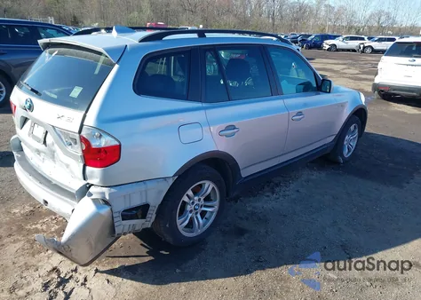 2006 BMW X3 3.0I from USA, damaged, VIN WBXPA93426WG77769